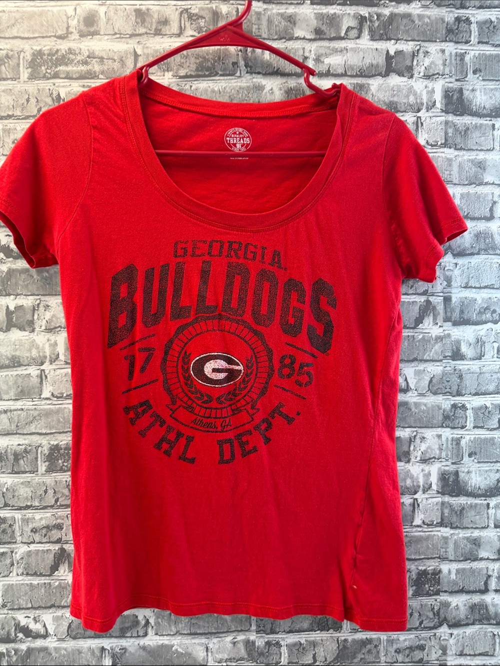 Georgia Bulldogs Red Graphic Tee